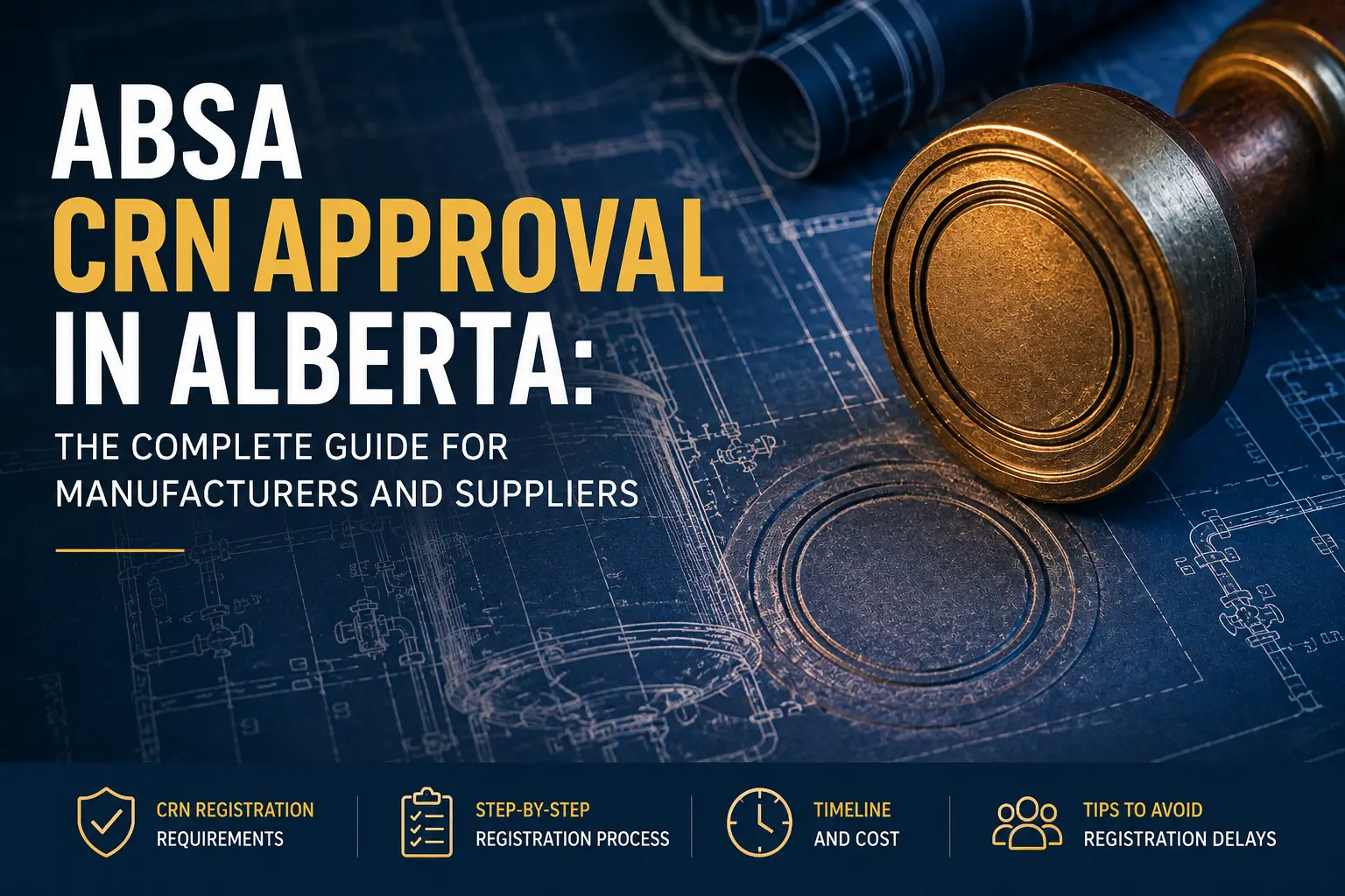 ABSA CRN Approval in Alberta: The Complete Guide for Manufacturers and Suppliers