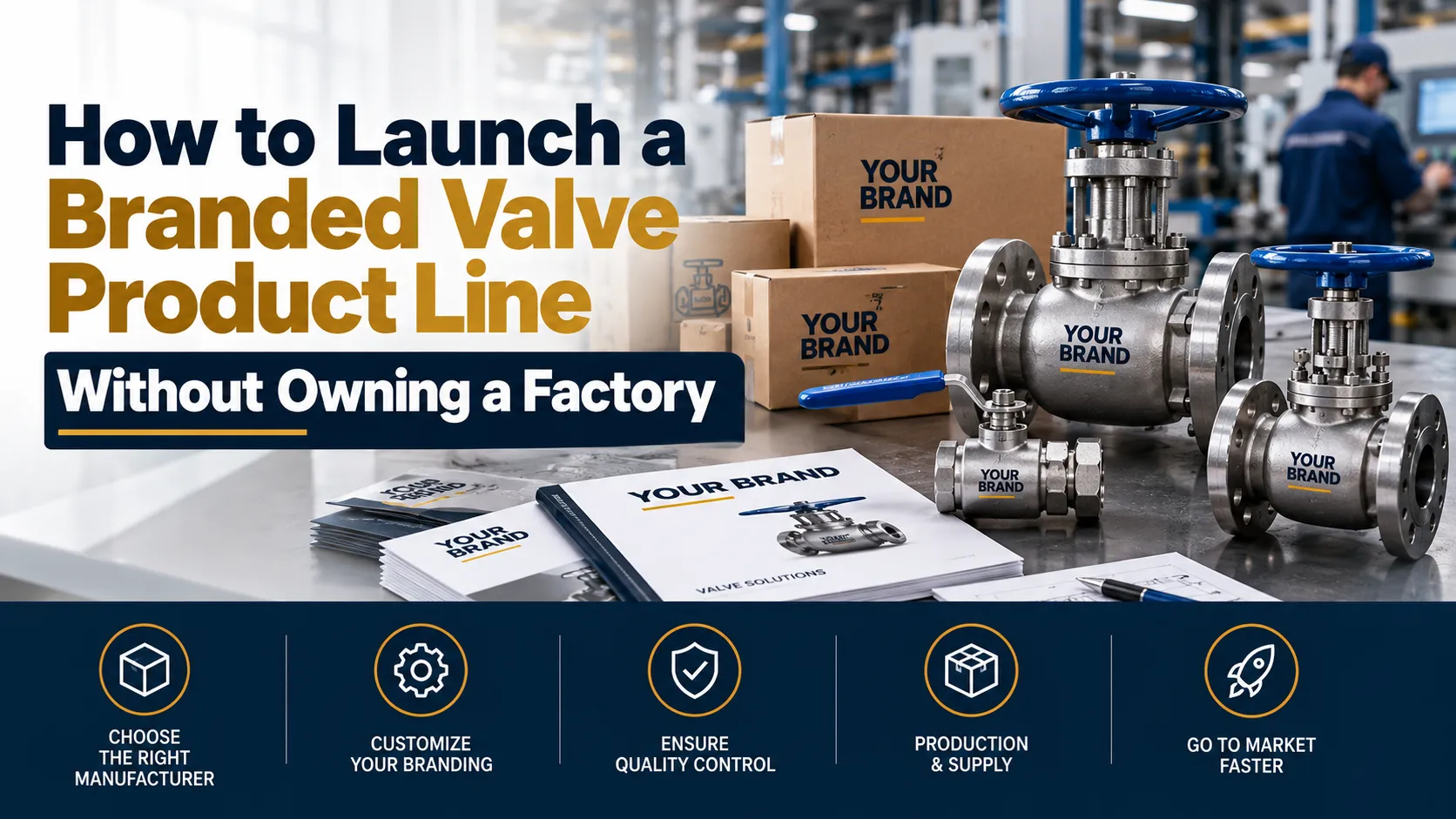 How to Launch a Branded Valve Product Line Without Owning a Factory